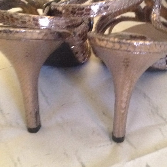 Nina Metallic slingback heels - Picture 5 of 5